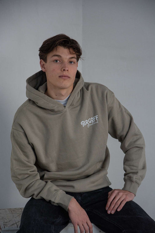 Bergoff Hoodie olijf groen